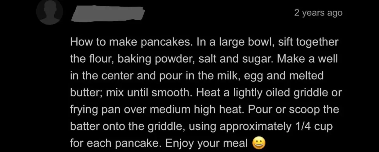 What, you don't go to Pornhub to get pancake recipes?