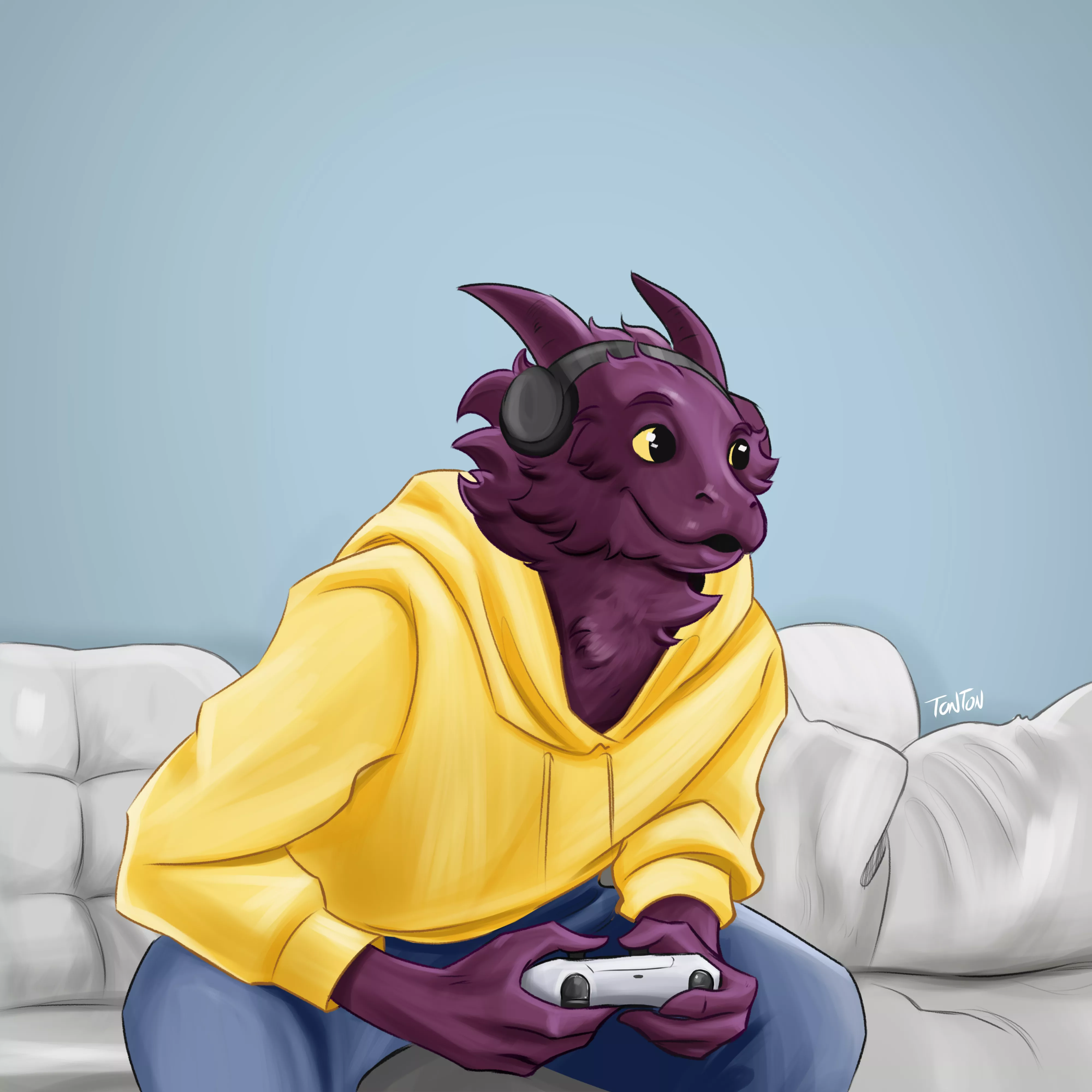 You like to play? If so, let me know in the comments below! I like RPG😍 (I take the opportunity to say that I have new openings for commissions this month, if you're interested, send me a message or write in the comments!) PS.: I made this art for a 