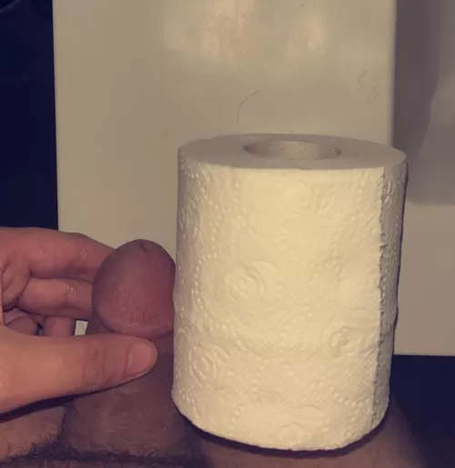 23 hard compared to a toilet paper roll ! Dms are open to compare and humiliate