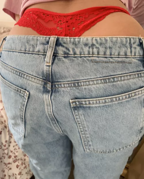 aftermath from my wedgie just now! 😩😭🥵