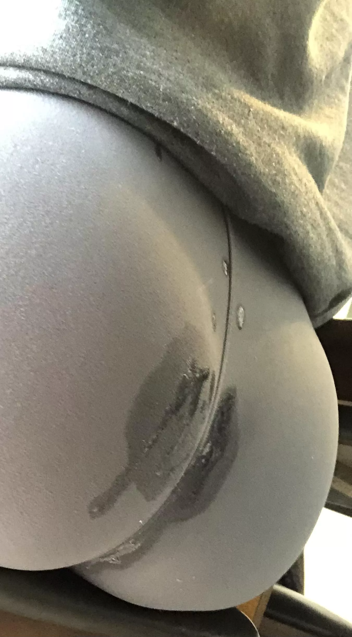 Couldn’t even wait for me to take my pants off!