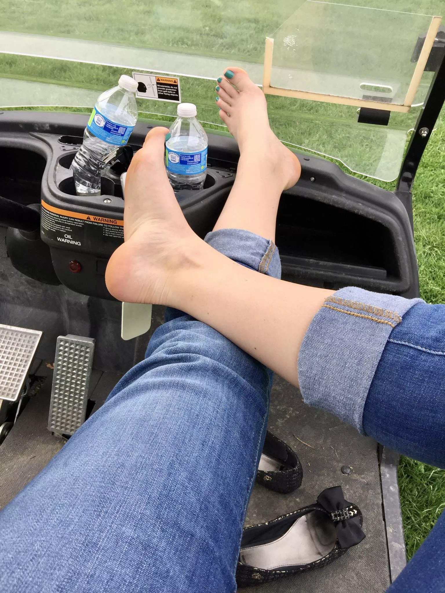 Golfing with me is just more fun!