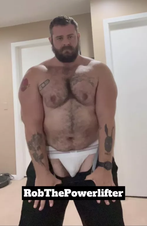 How about a little jock teaser? This one’s spoken for but don’t forget I sell them. #muscles #muscleslut #bear #sir #dadbod #DILF #chubbydudes #hairy #muscledadd