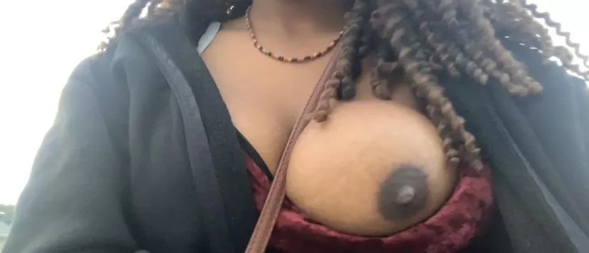 I always hope some white man will see me walking home like this and grab me