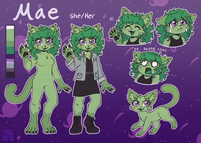 Ref Sheet Comm for Mae