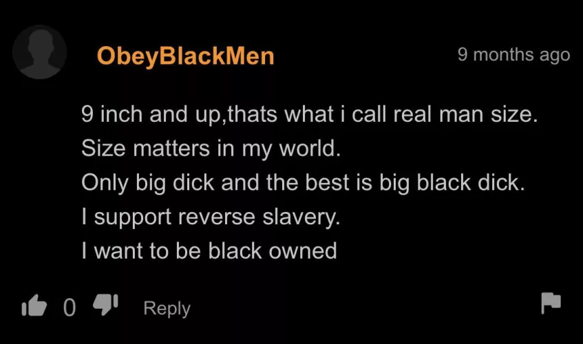 “Reverse slavery” 🤢