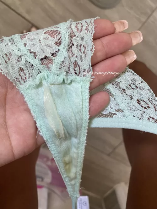 [SELLING] Creamy panties for sale! Add ons available. Free UK shipping. DM for more info!