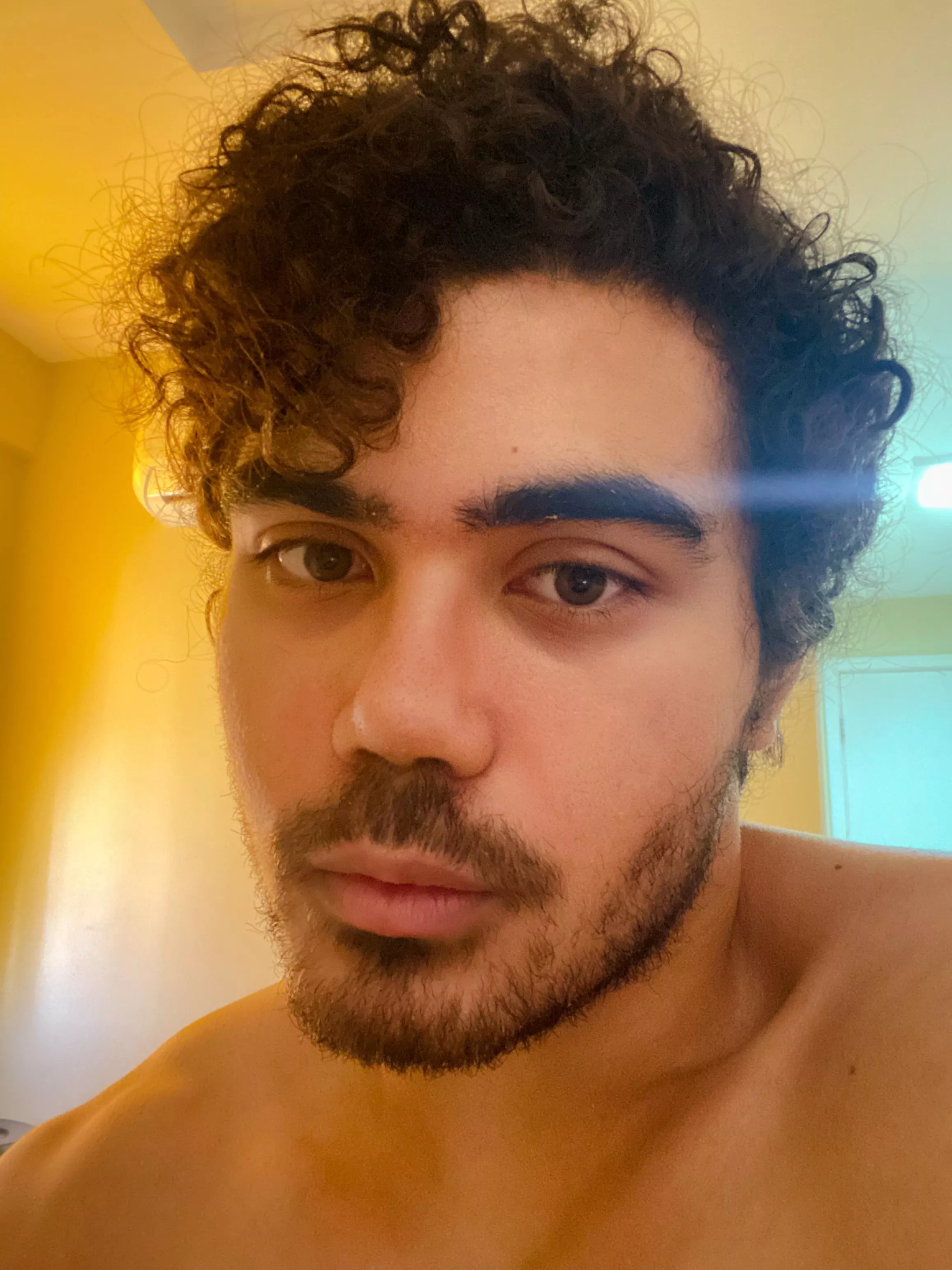 So I’m kinda appreciating my hair after such a long time of straightening