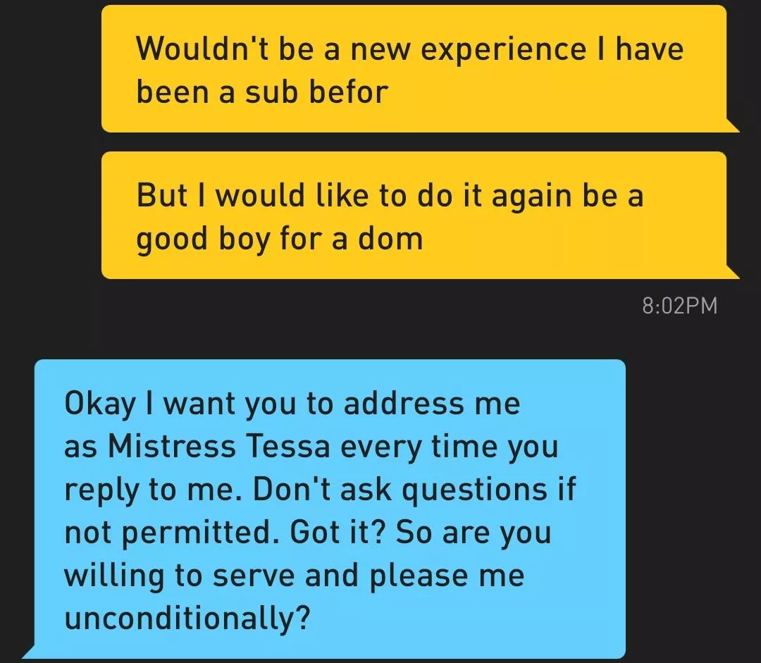 with in 5 minutes ad 6 message she sends me this am I right to think this to fast