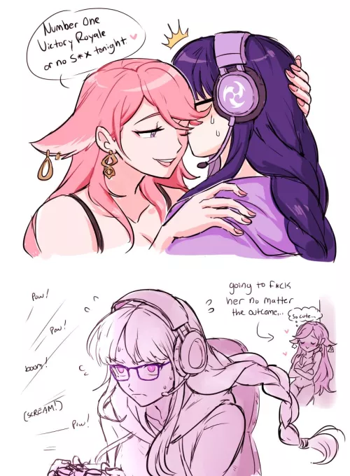 Yae x Raiden [Genshin Impact] (By dash @dashsdoodles)