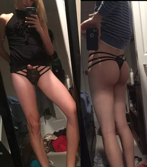 are you gonna take my panties off or put a skirt on me