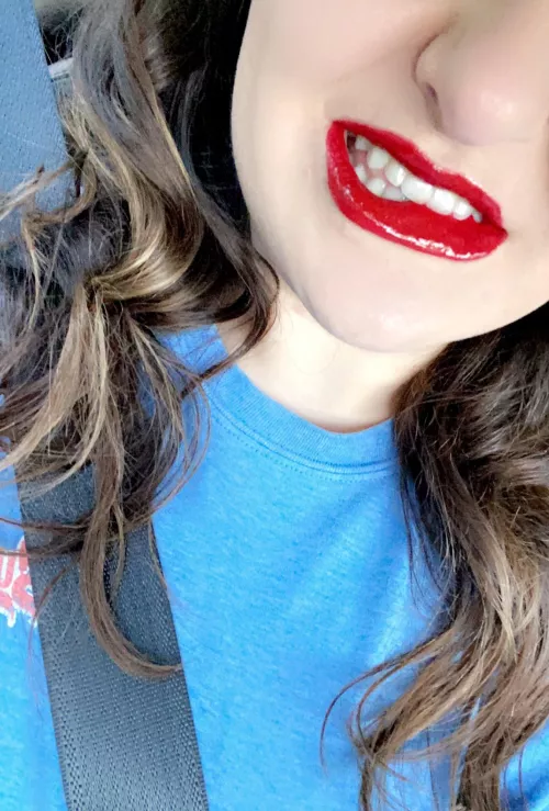 Can’t help but bite my lip knowing it’s finally Friday 😉