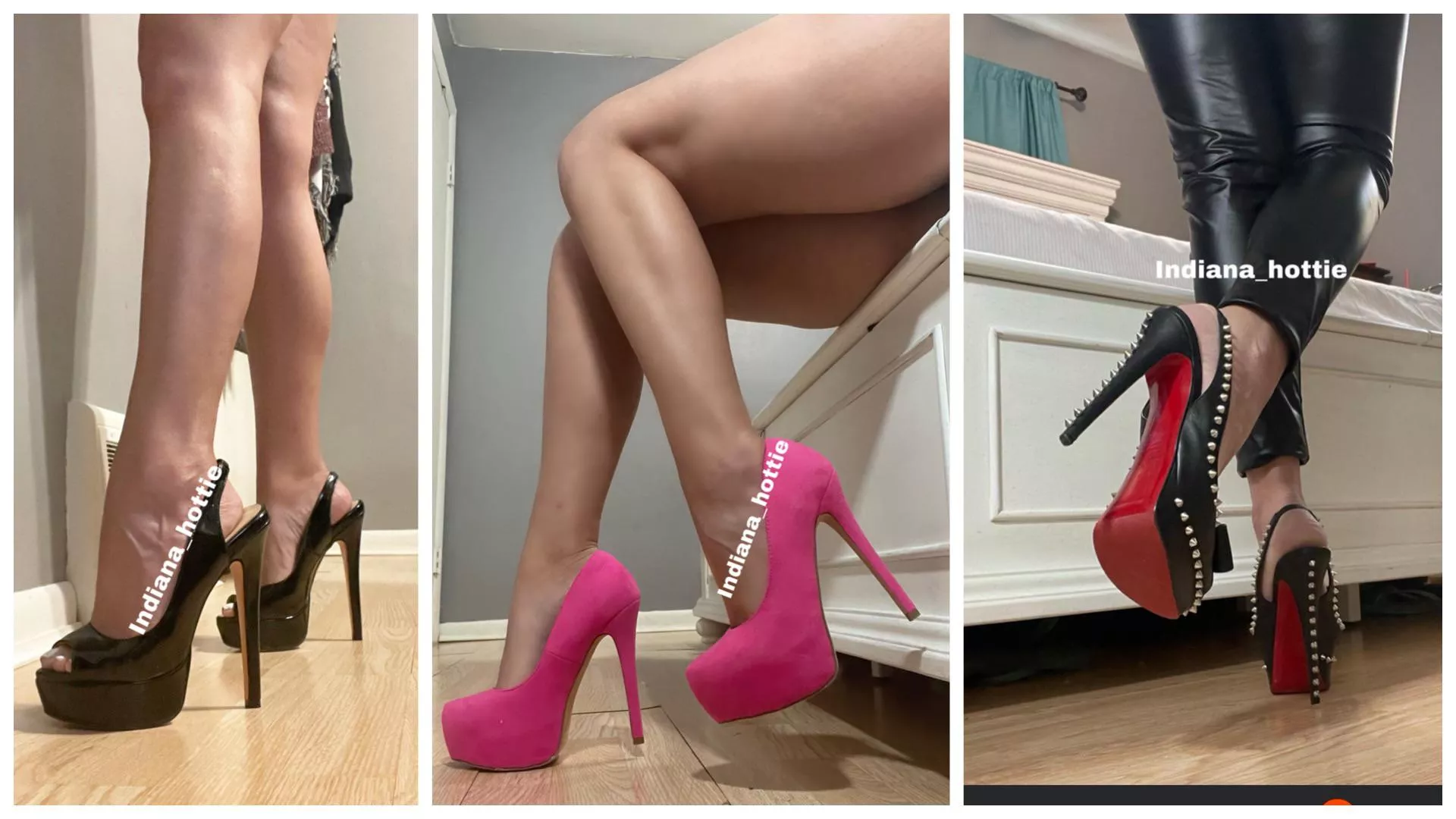 Do you have heel fetish? So do I! Spoil me with more sexy heels [f]rom my wishlist & receive pic set one they arrive.