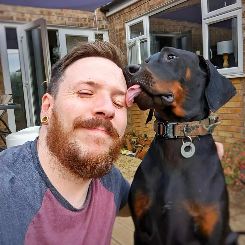 Me and my dog having a chill time on my week off!