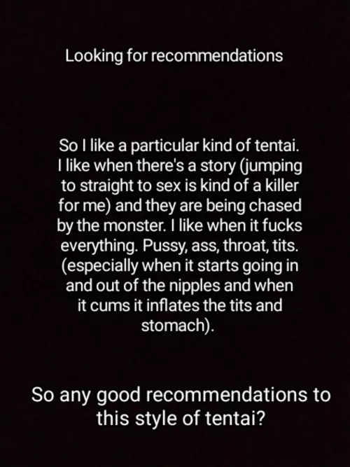 needing suggestions.