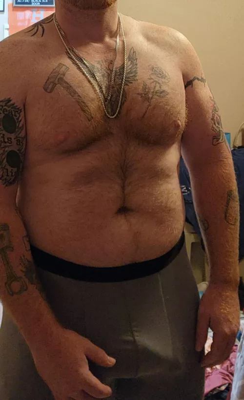 Not quite full mast or full beard? Is it still cool that I post here?