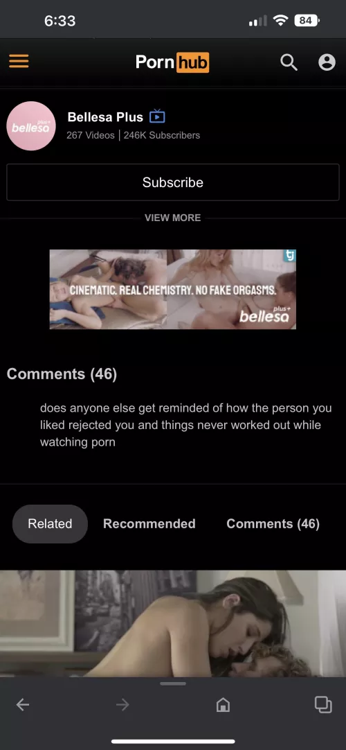 That post nut clarity hit this poor fella hard