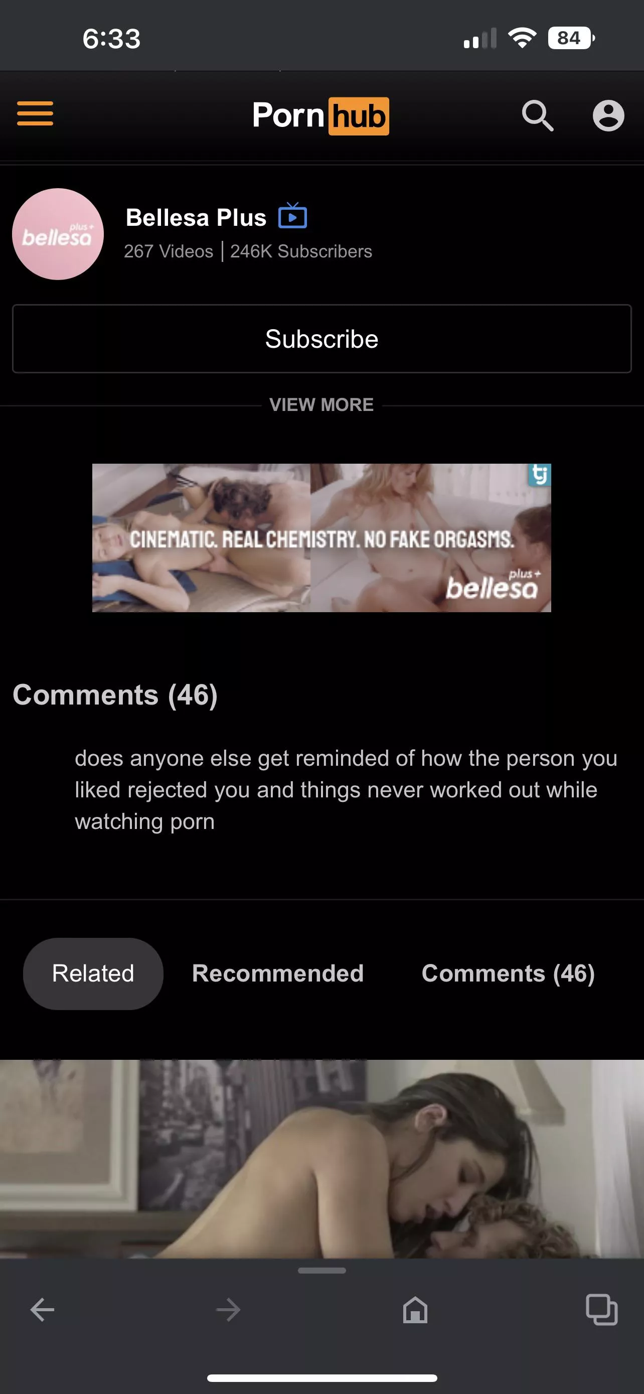 That post nut clarity hit this poor fella hard