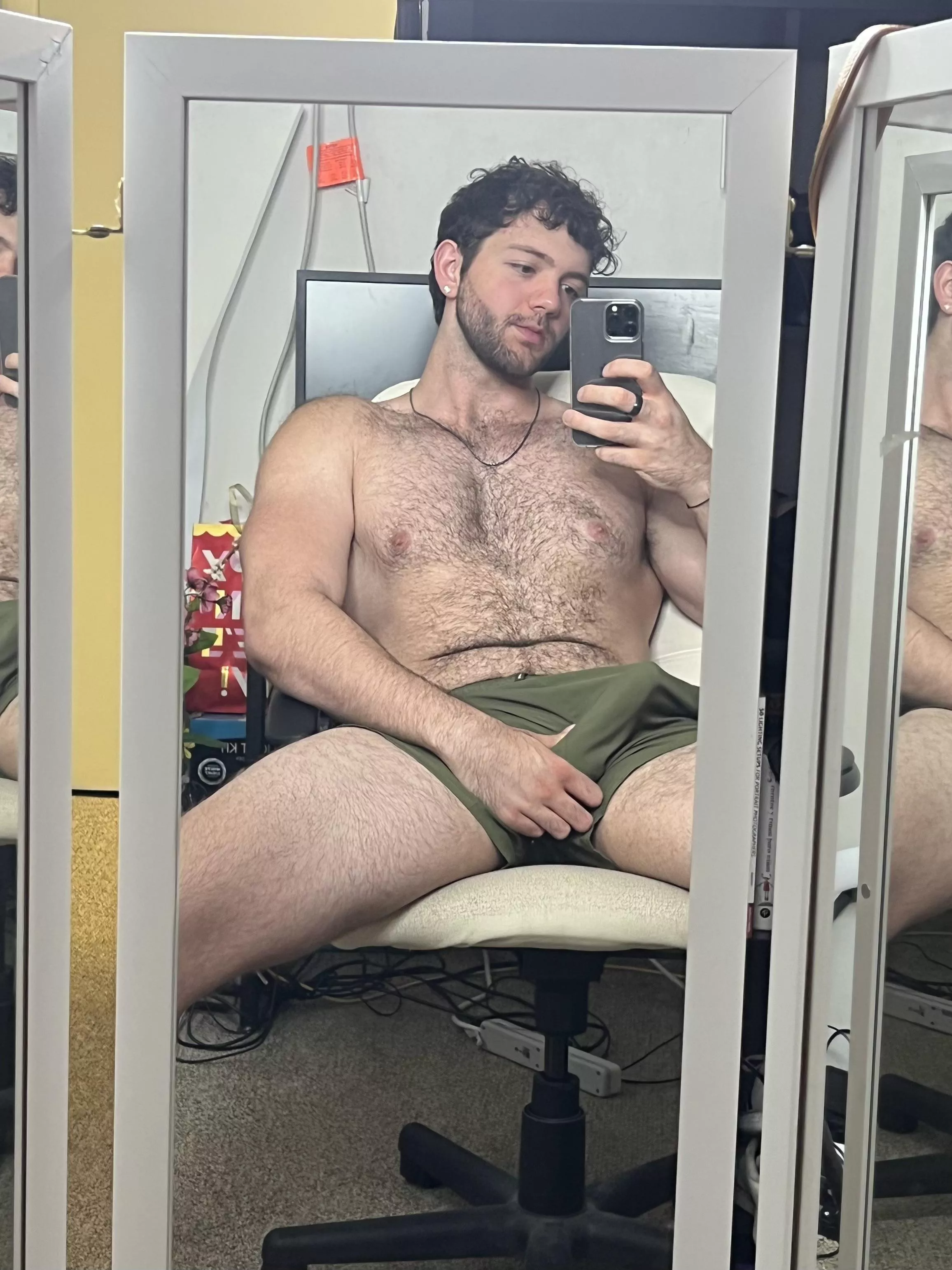 This is why I sometimes free ball it in gym shorts 😅