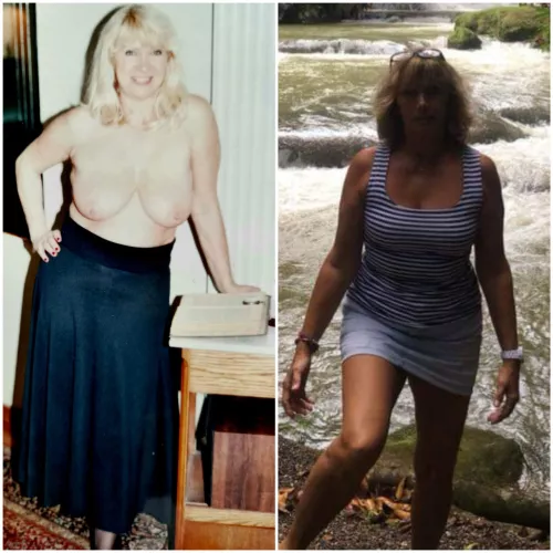 topless with long skirt and clothed with short skirt, how would you fuck me