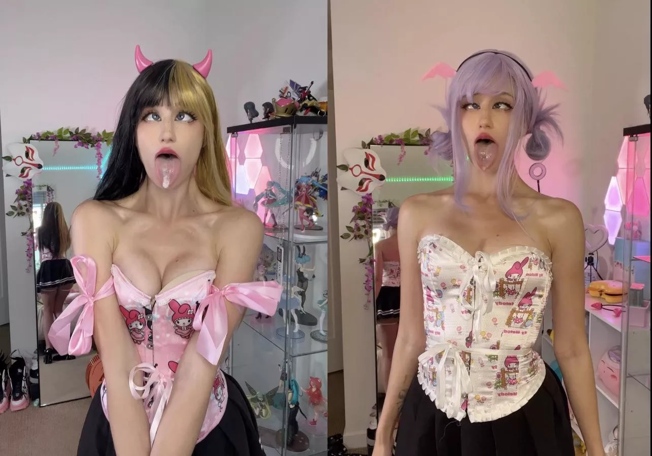 Twins side by side ahegao video has been edited, here’s a screenshot! If this gets some love I’ll post it Monday!