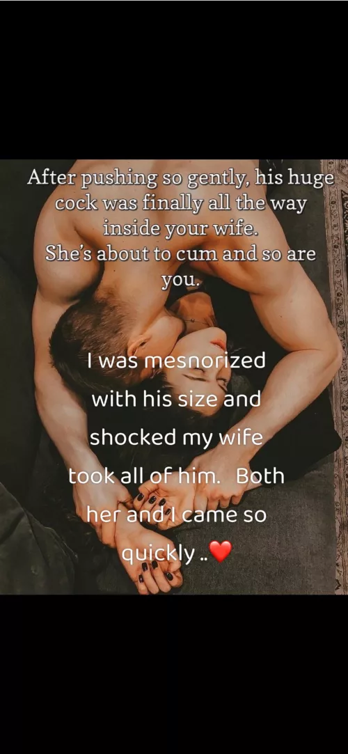 We both were in awe and came so quick …