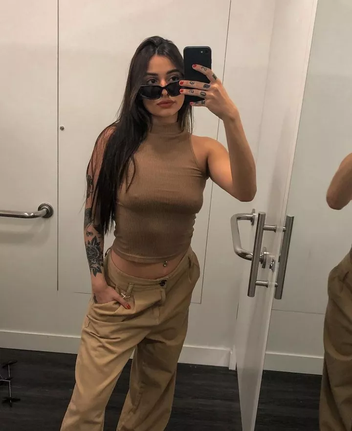 I have small boobs and this always made me fell bad, but you know what? fuck it, small tits are the best!!! (F23)