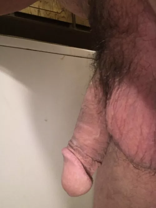 My balls make my cock look smaller but hope you like it