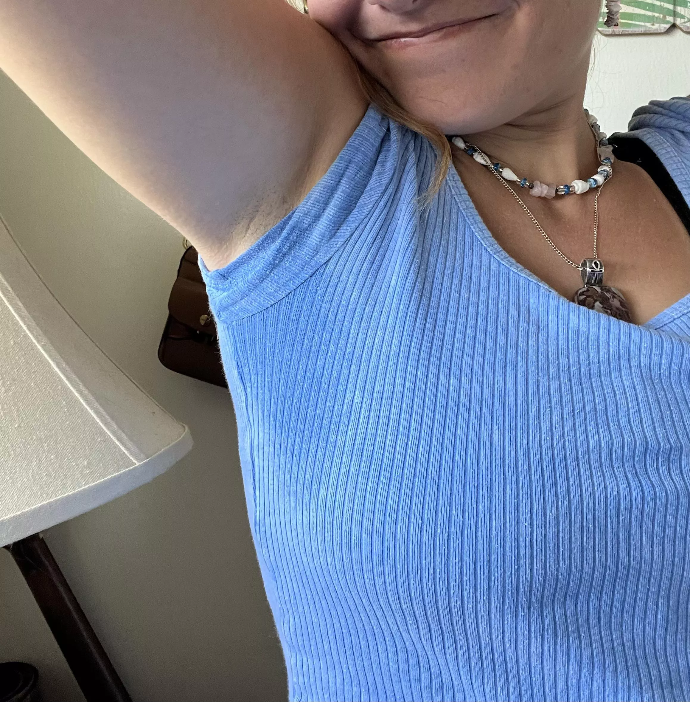 Super sweaty from my walk 🥵