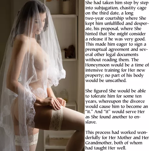 The last time he had an orgasm was before that Third Date. Desperation made his compliance a given