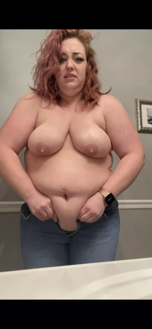 Watch me try and button these 😅