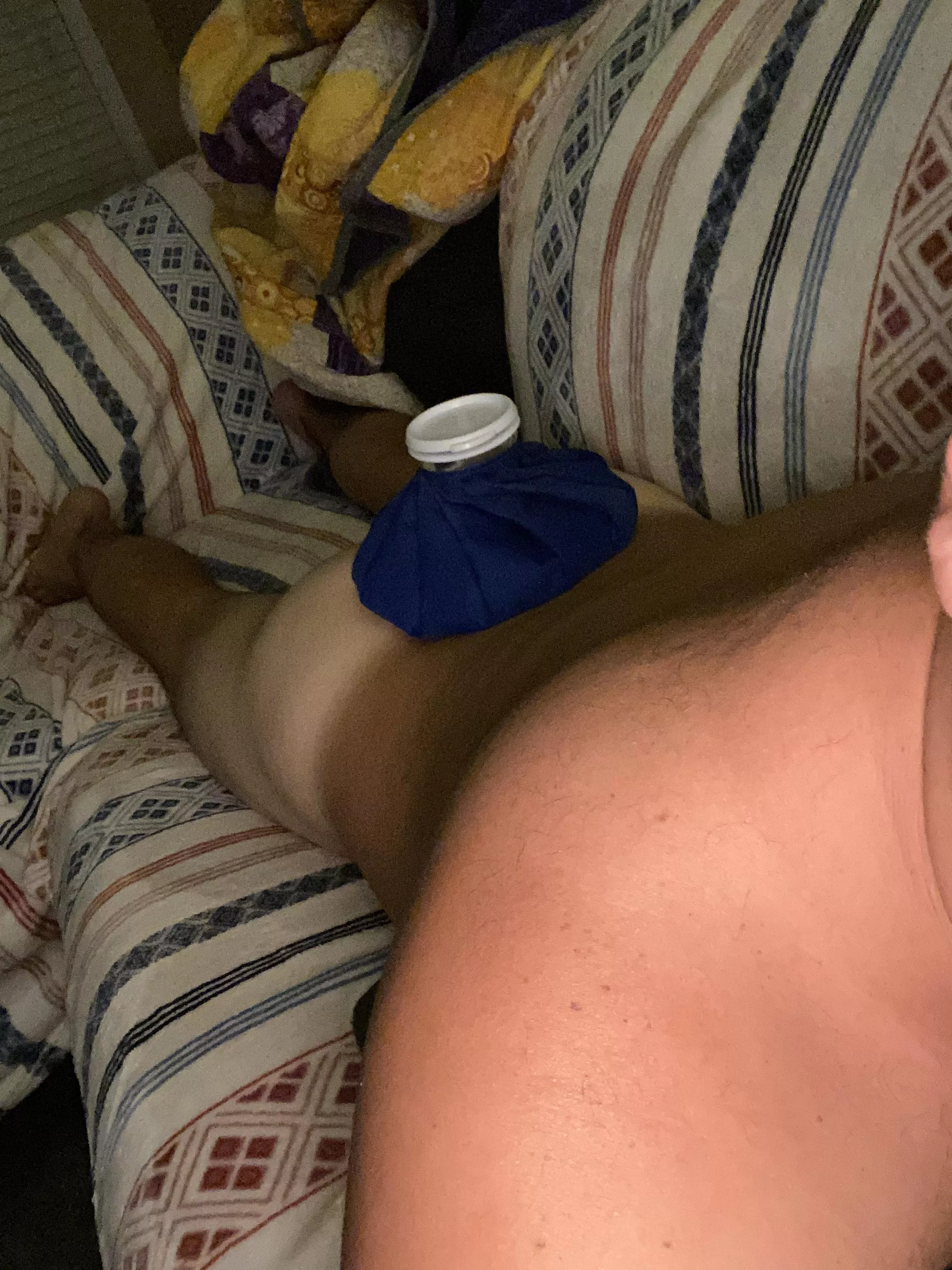 [28] gotta ice my back! Who’s going to keep me company?