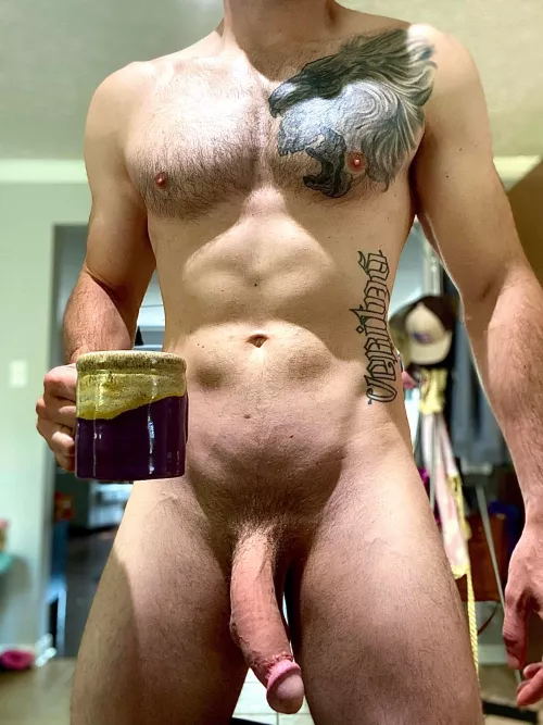 [35] Come join Daddy this morning 😏😏