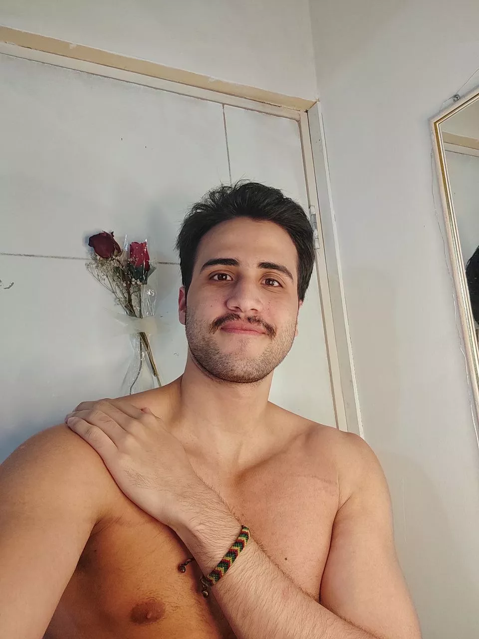 A picture of when I had a mustache 🤣 do you think I look good or nah?