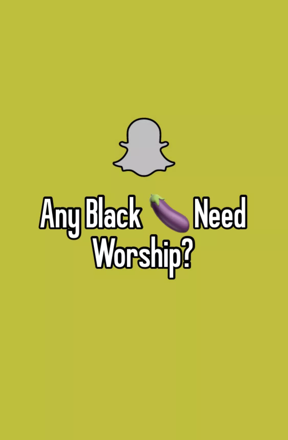Any big black cocks need worshiping? S👻?