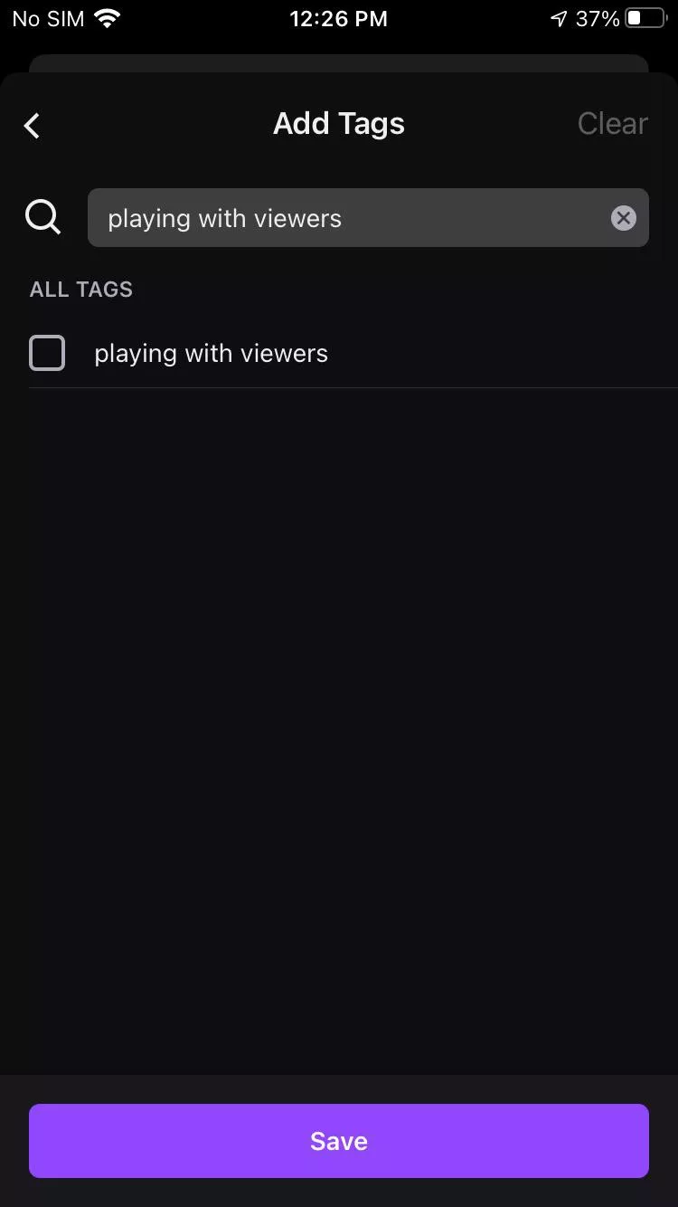 I frequently use Twitch (Mobile) to find streamers to play with and I noticed how for some reason I now have to search for each individual tag, does anybody know how to fix this?