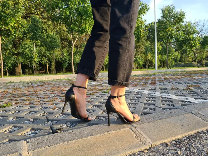 I'm a big fan of heels. I love wearing them almost everyday.