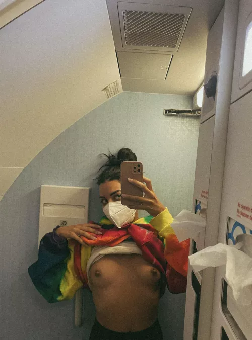 i’m still a horny slut 30,000 feet up in the air