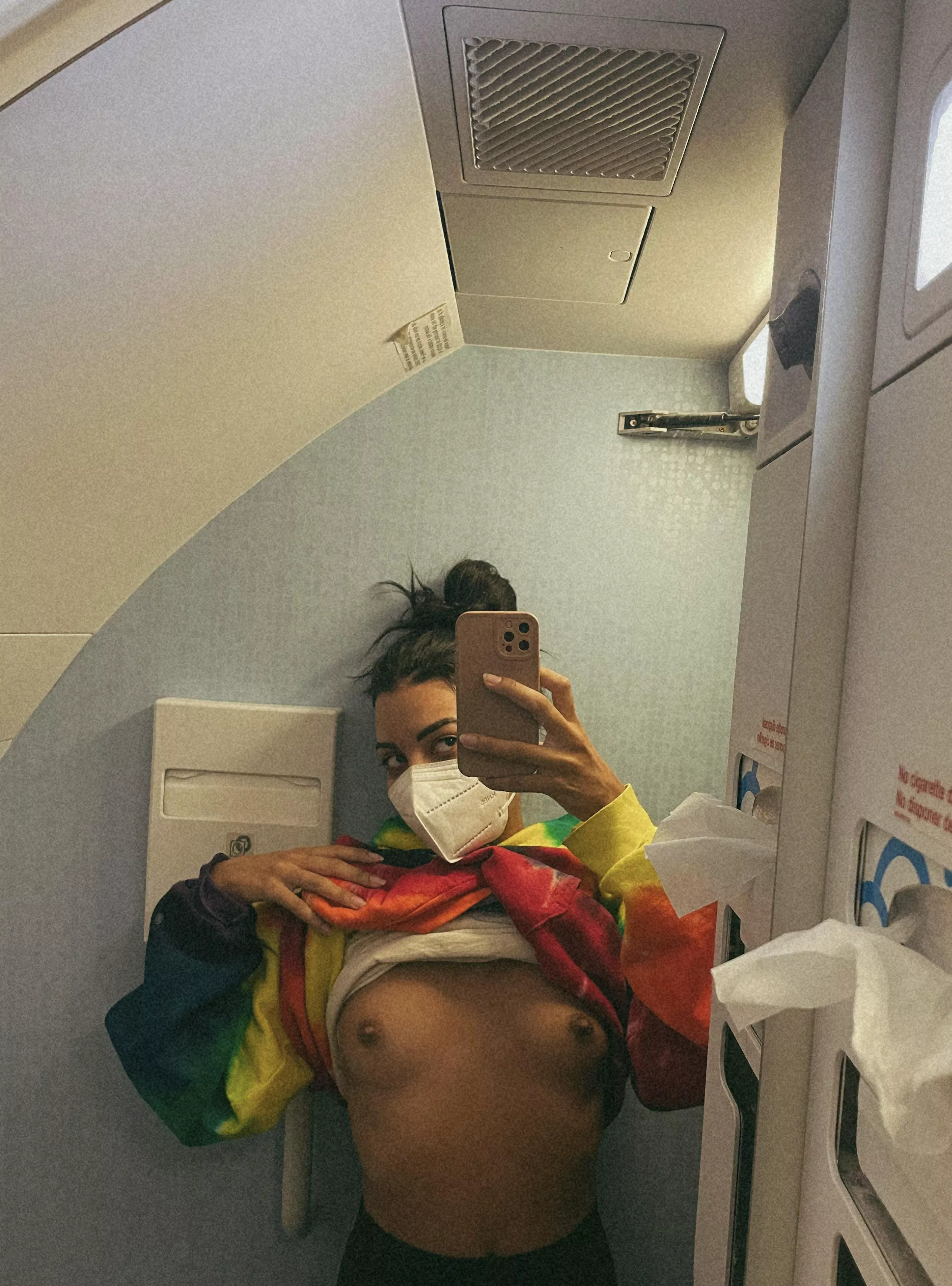 i’m still a horny slut 30,000 feet up in the air