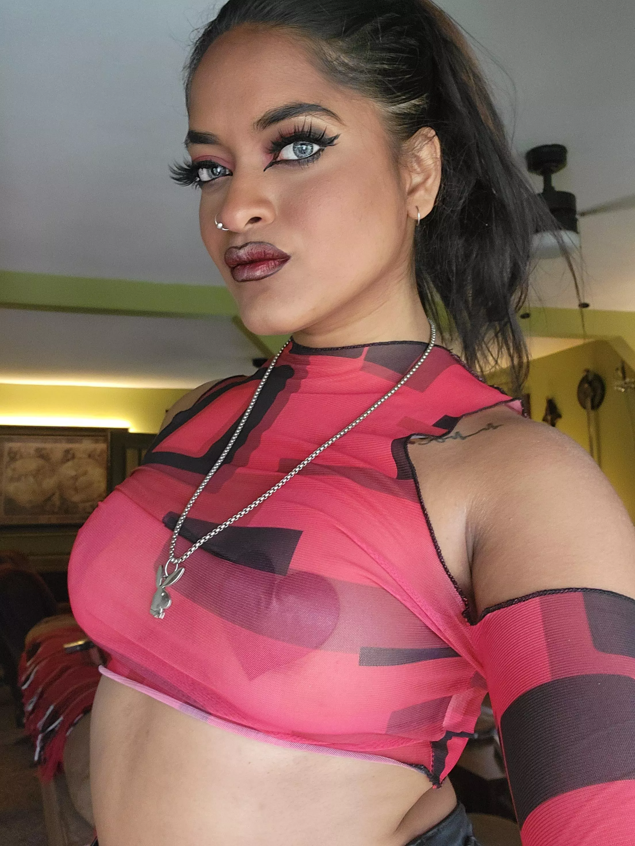 I've developed a love for sheer tops