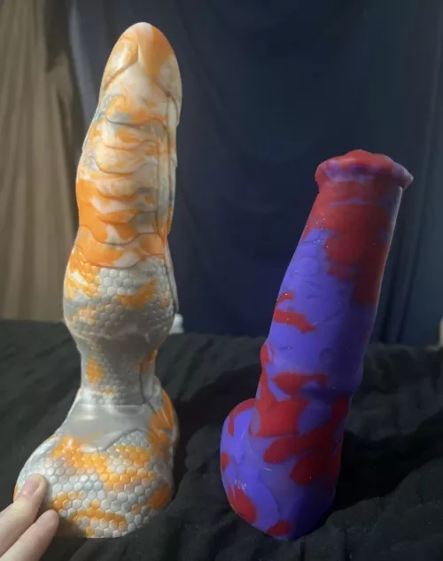 Just got some new bad dragon toys 🥰