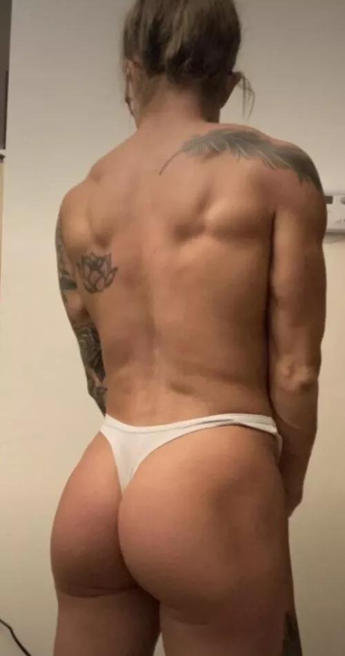 Muscular but feminine