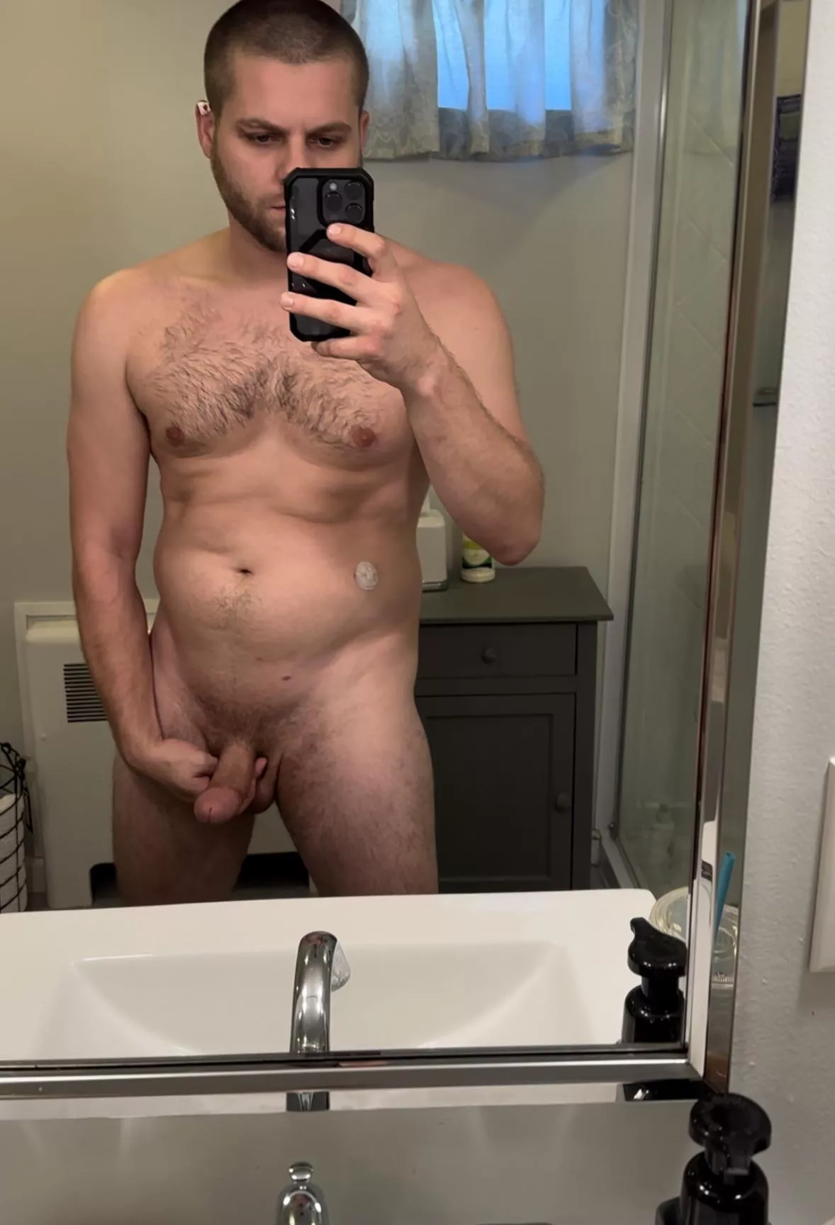 Someone grab my curved cock please 🍆😎