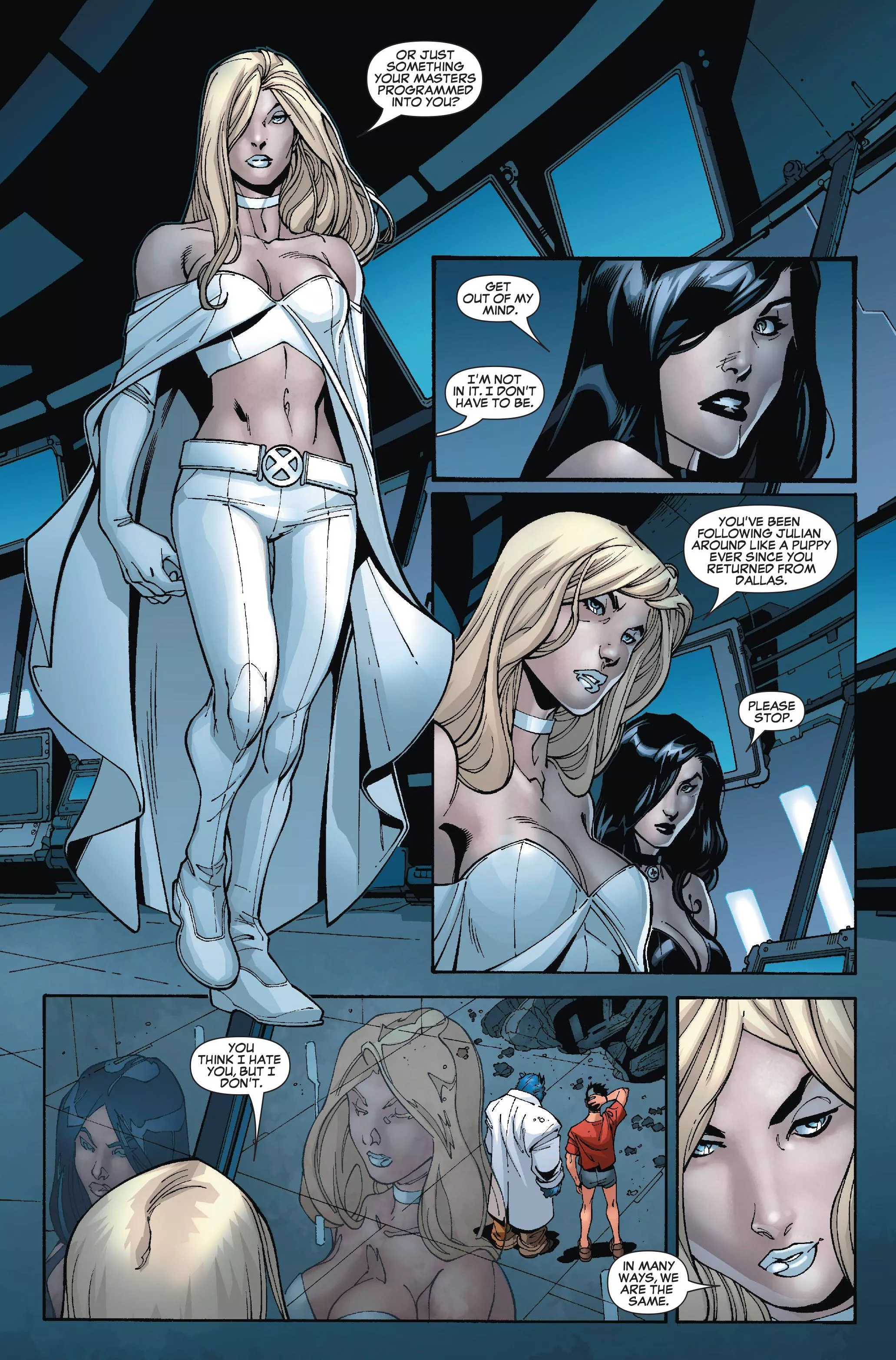 X-23 couldn’t resist Emma Frost’s vexing hotness [New X-Men (2004) #33]