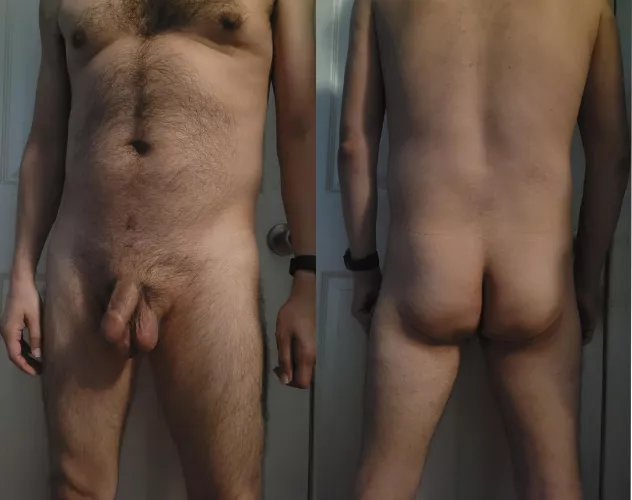 38,5'6,150 just my 38 year old naked normal body, what you think?