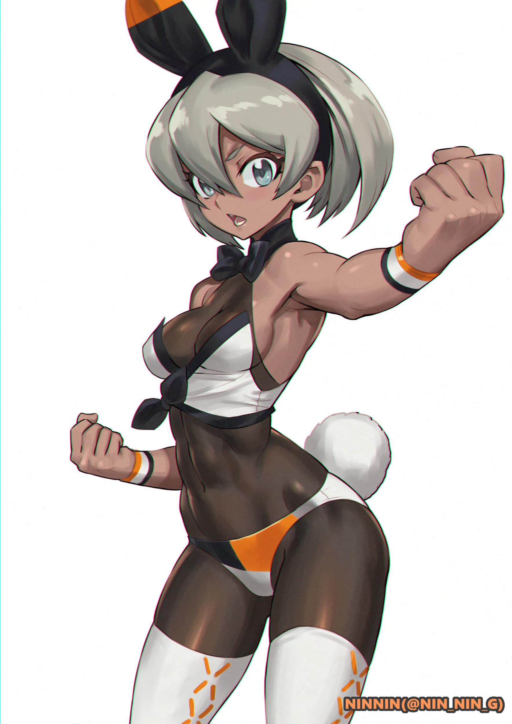 Bea Bunny Girl Ready To Fight (Ninnin) [Pokemon]