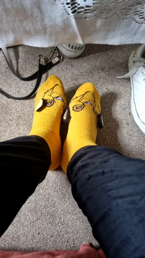 come sniff my socks they need a good massage I do sell them