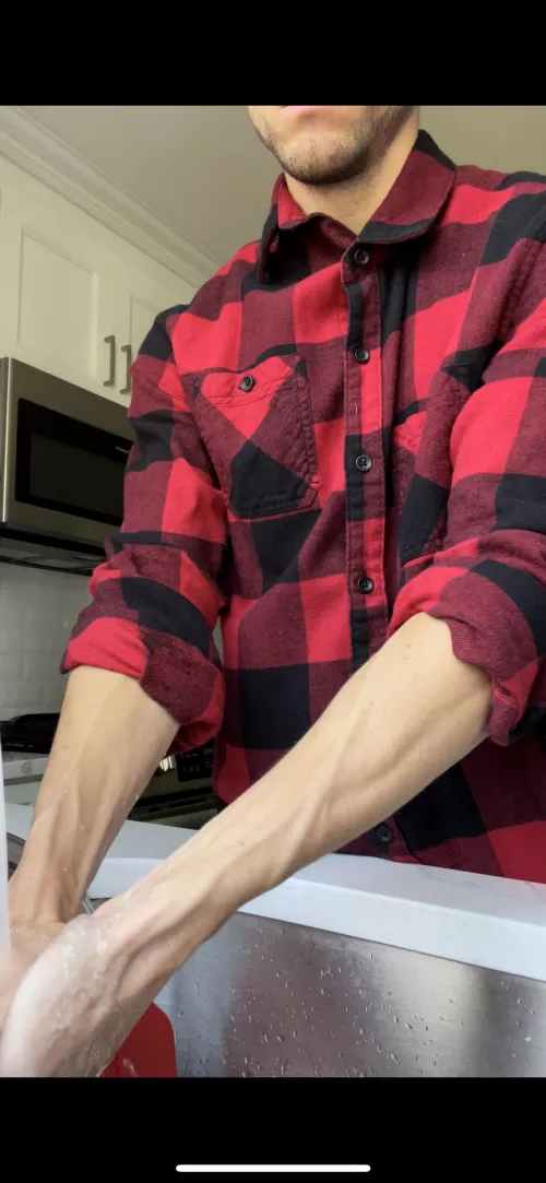 Don’t mind me just washing my hands