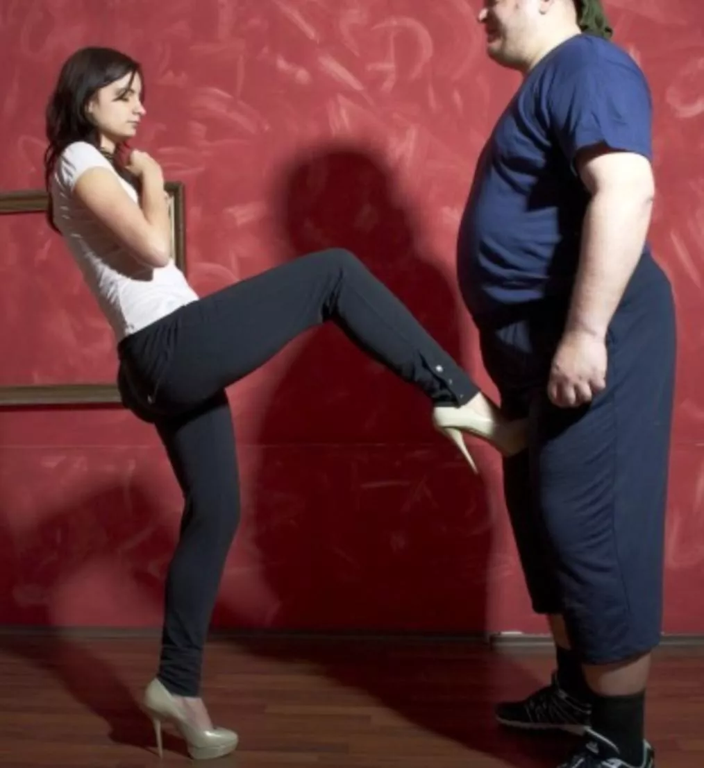 Even a petite woman can ruin you with one kick in the testicles.