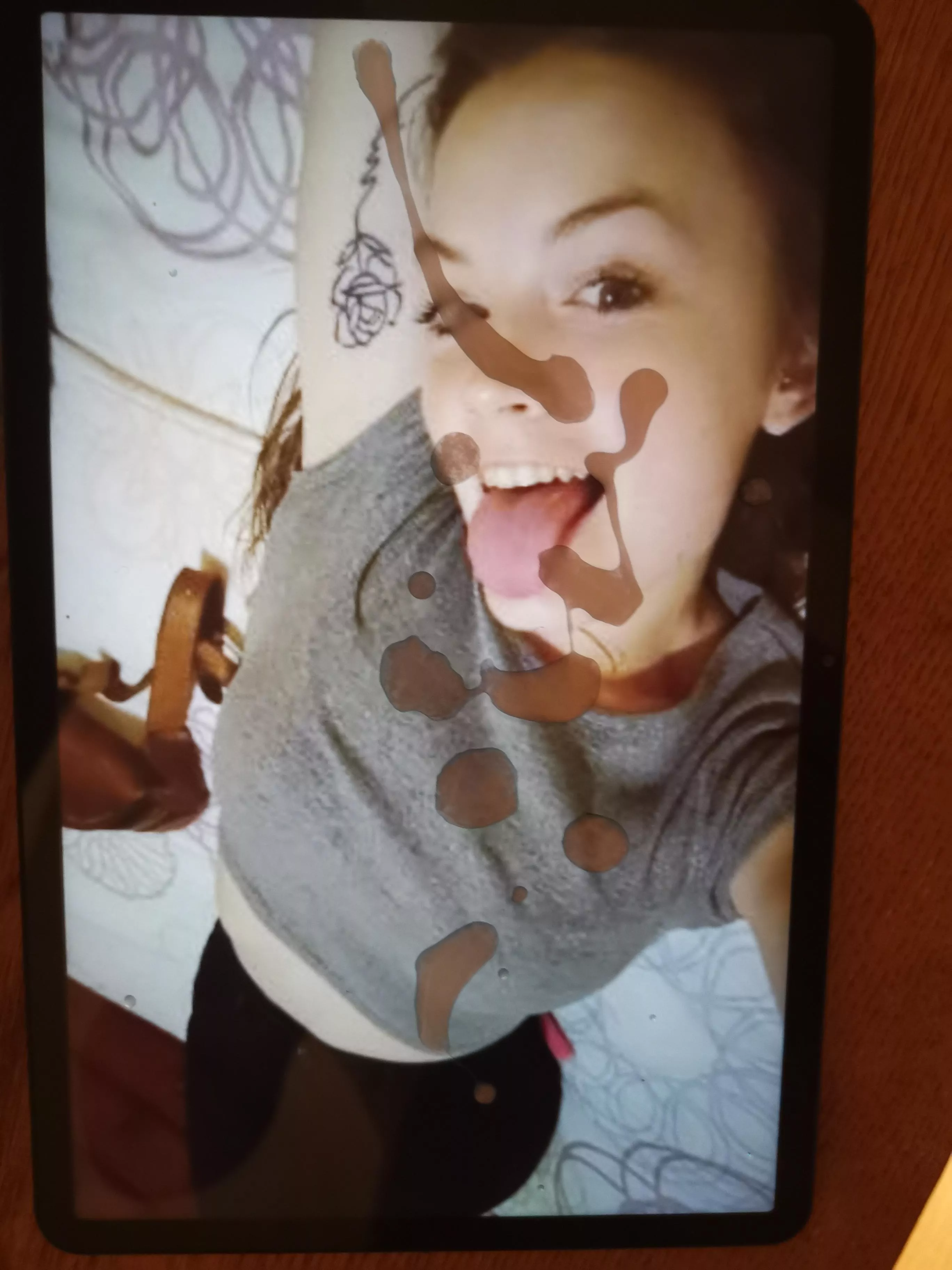 He covered my slut sister, help me get more cum on her